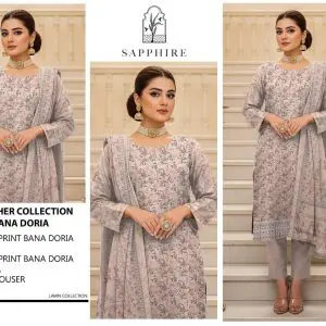 Sapphire Mother Collection Airjet Doria Digital Print 3PC Suit