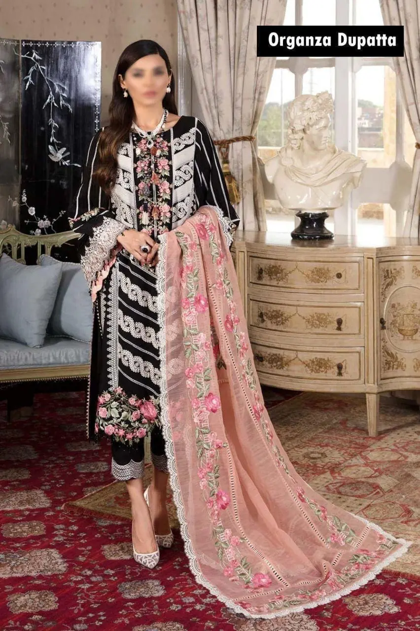 Crimson by Saira Shakira Eid Luxury Lawn | Heavy Embroidered 3PC Suit