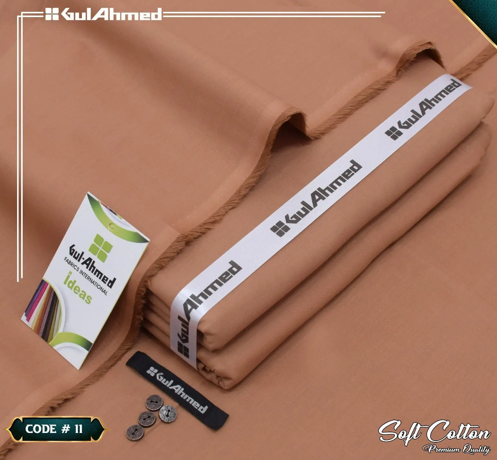 Gul Ahmed Men’s Luxury Summer Soft Cotton Suit – 4.5 Meter - Image 11