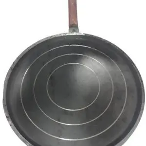 Tawa Like Pan Roti Maker Iron with Wooden Handle