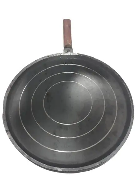 Tawa Like Pan Roti Maker Iron with Wooden Handle