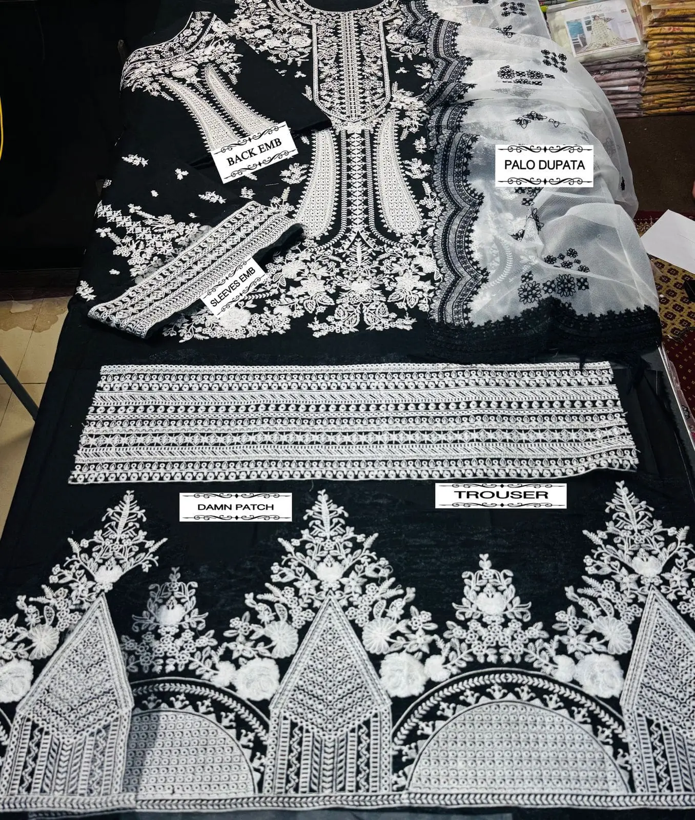 Hussain Rehar – 3pc Summer Lawn Suit Design 7172 - Image 4