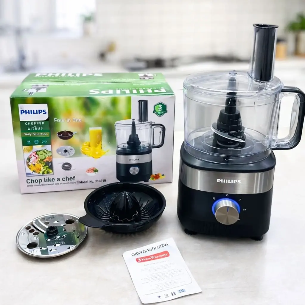 Philips 4 in 1 electric chopper and citrus juicer