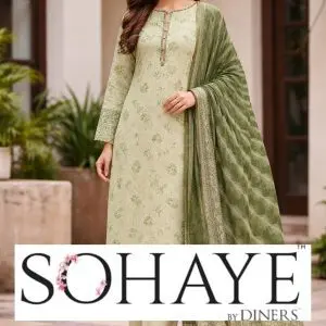 Sohaye By Dinners 3 Piece Printed Lawn Suit 2026 Collection