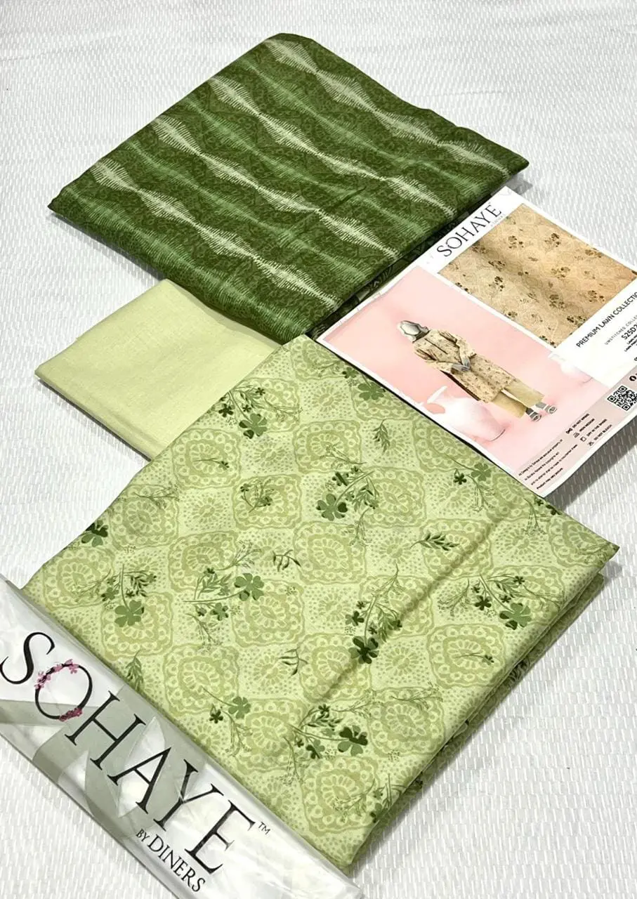 Sohaye By Dinners 3 Piece Printed Lawn Suit 2026 Collection - Image 2