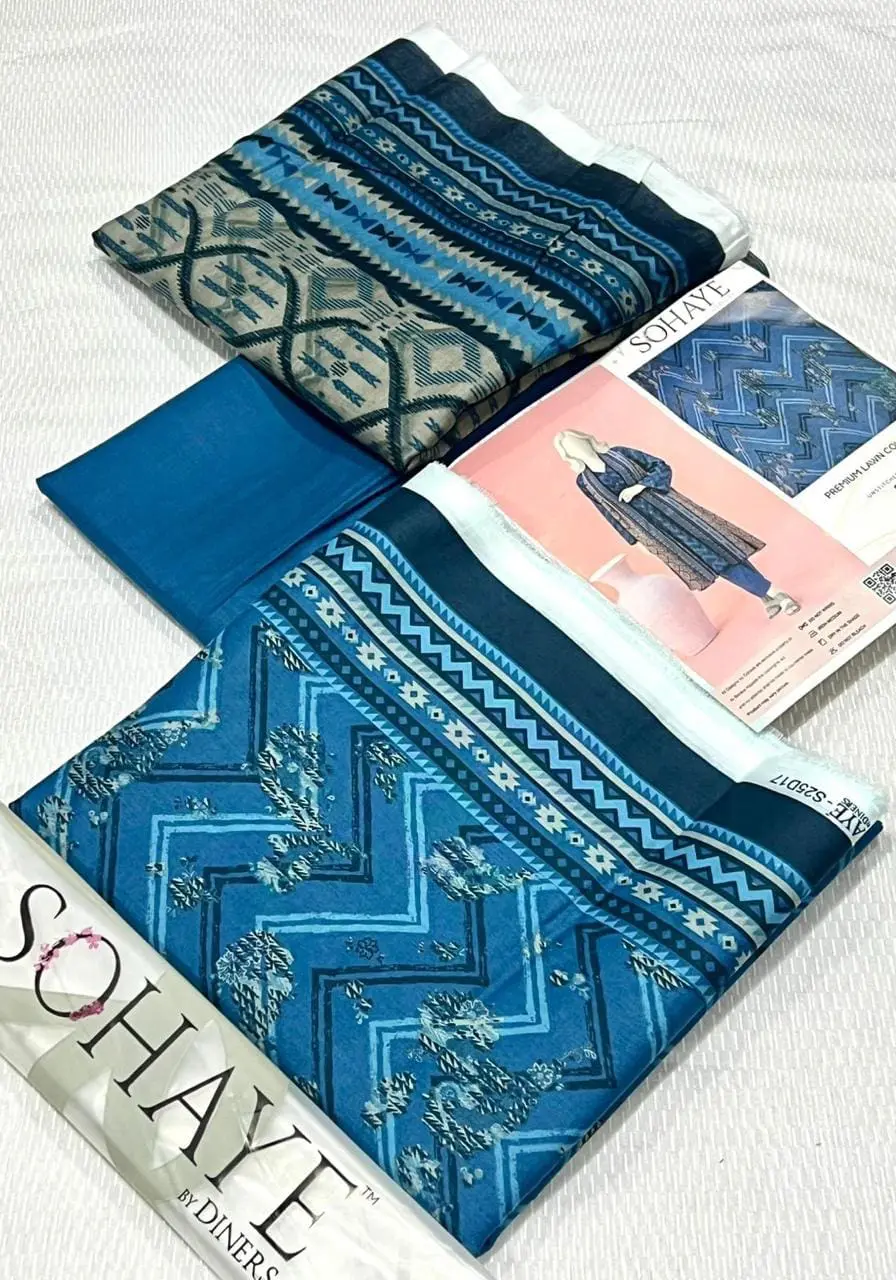 Sohaye By Dinners 3 Piece Printed Lawn Suit 2026 Collection - Image 6