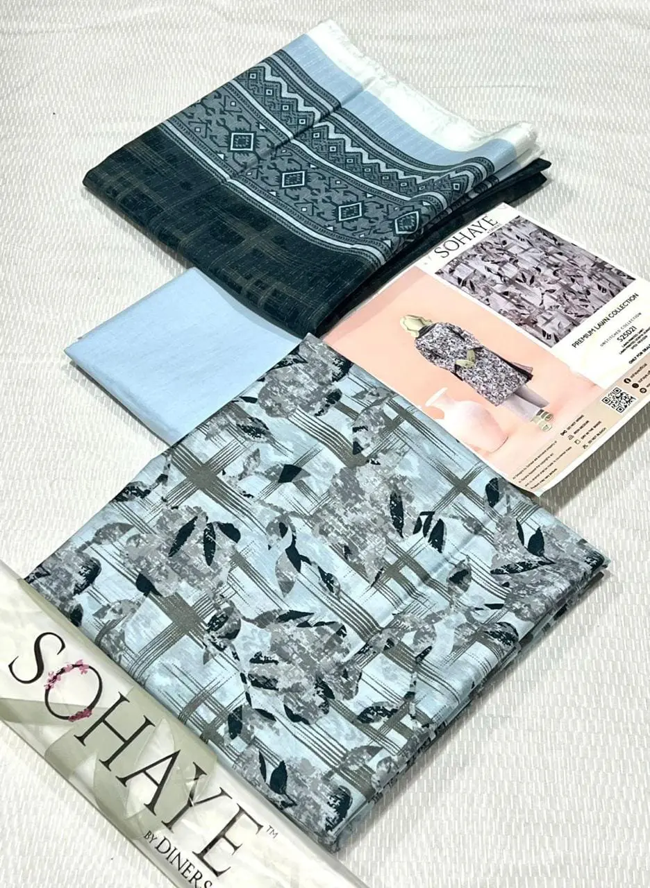 Sohaye By Dinners 3 Piece Printed Lawn Suit 2026 Collection - Image 11