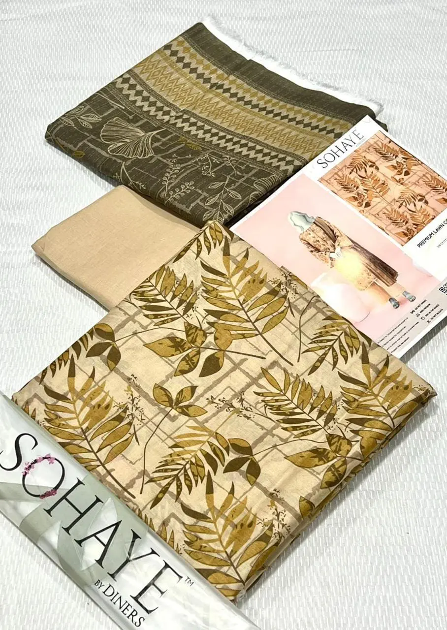 Sohaye By Dinners 3 Piece Printed Lawn Suit 2026 Collection - Image 12