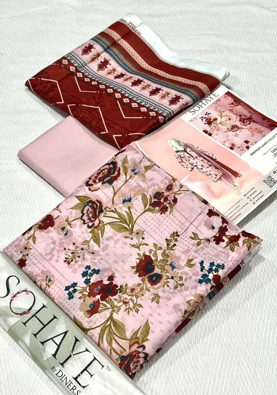 Sohaye By Dinners 3 Piece Printed Lawn Suit 2026 Collection - Image 10