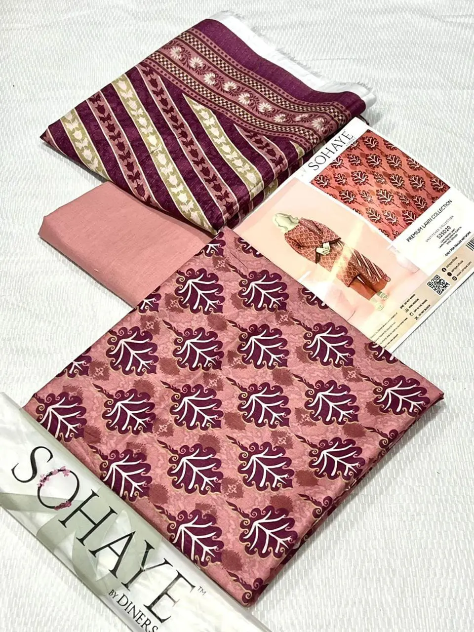 Sohaye By Dinners 3 Piece Printed Lawn Suit 2026 Collection - Image 8