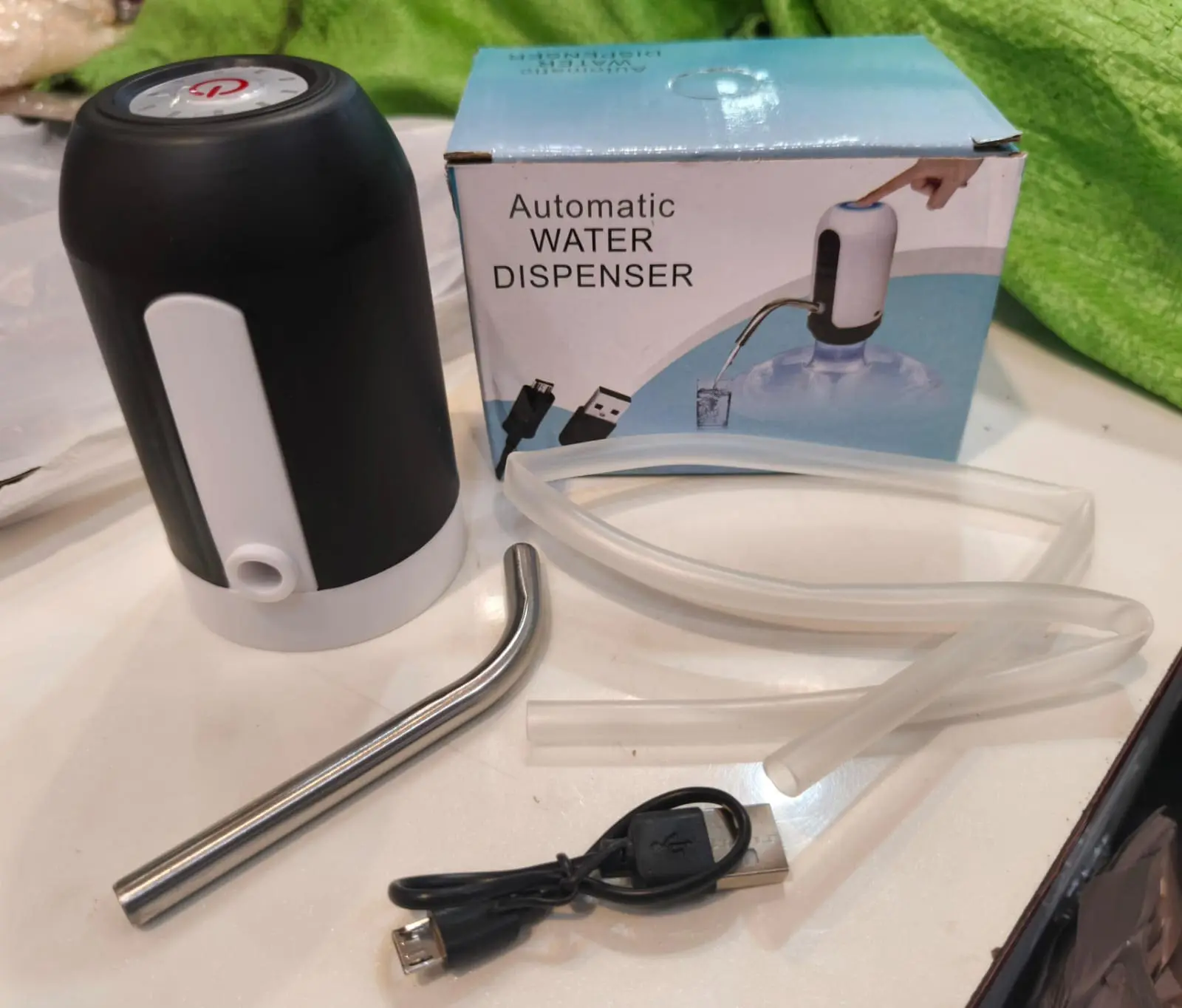 Automatic Water Pump Dispenser | USB Rechargeable Bottle Pump - Image 2