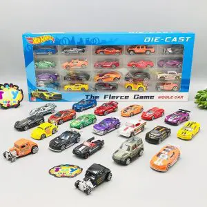 20Pcs Hot Wheels Diecast Mini Inertial Cars Set for Kids