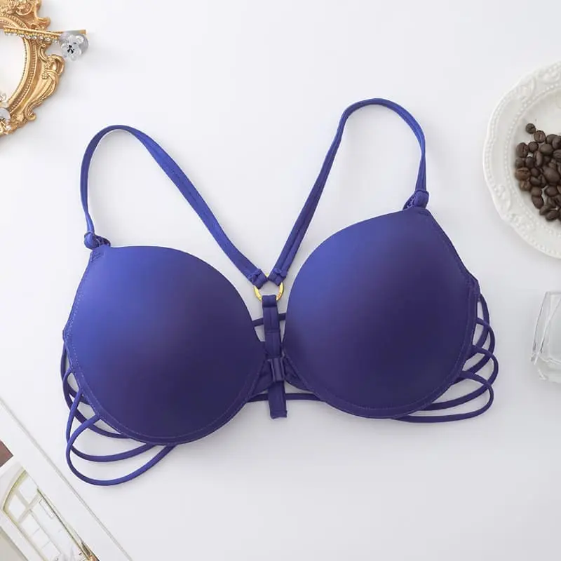 Front Open Sexy Push Up Bra for Women with Underwire Support - Image 4