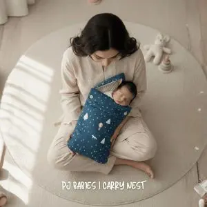 Baby Carry Nest Sleeping Bed with Pillow 15x25 Inches