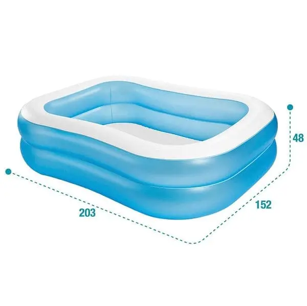 Intex Swim Center Family Swimming Pool 6.5ft x 5ft Inflatable Pool - Image 3