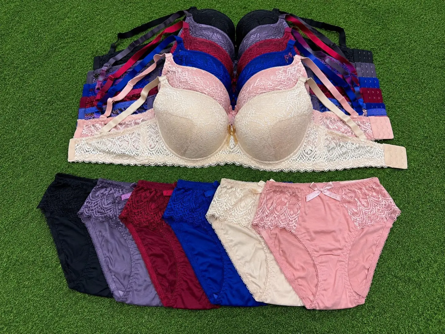 Imported Floral Lace Bra Panty Set for Women