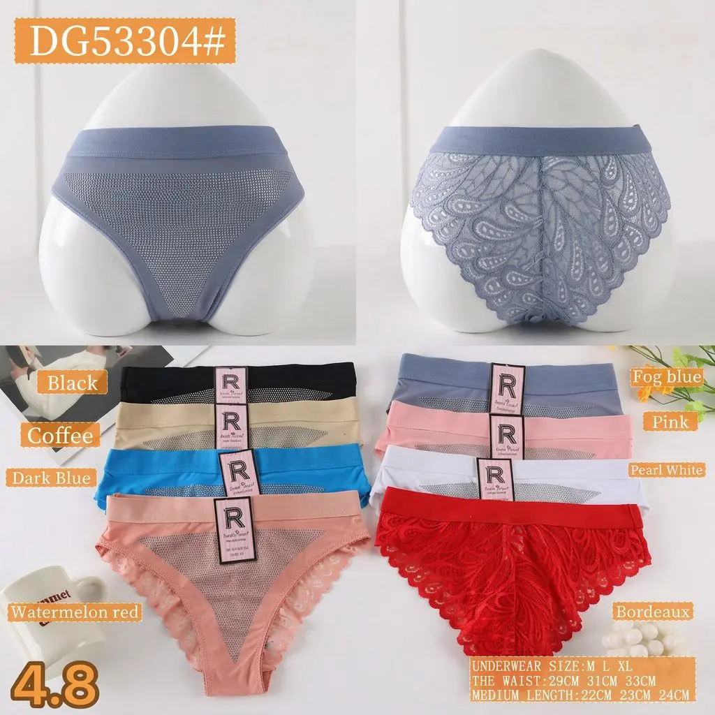 Women Lace Mesh Panty | Soft Comfortable Briefs