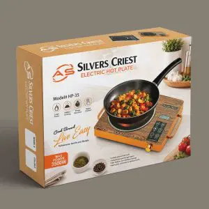 Silvers Criest Electric Hot Plate | Digital Cooking Stove