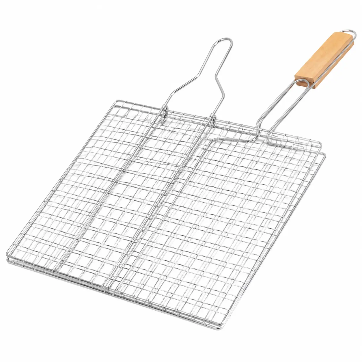 Stainless Steel Folding Grill Basket (X-Large)