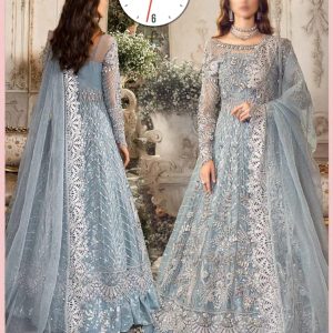 Luxurious bridal suit fabric in elegant design – perfect for wedding wear