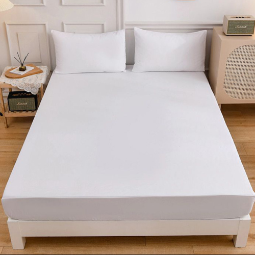 Waterproof Mattress Cover In Cotton Jersey White G-814
