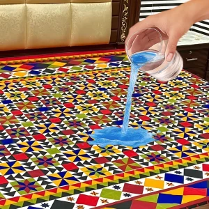 Printed Quilted Mattress Cover