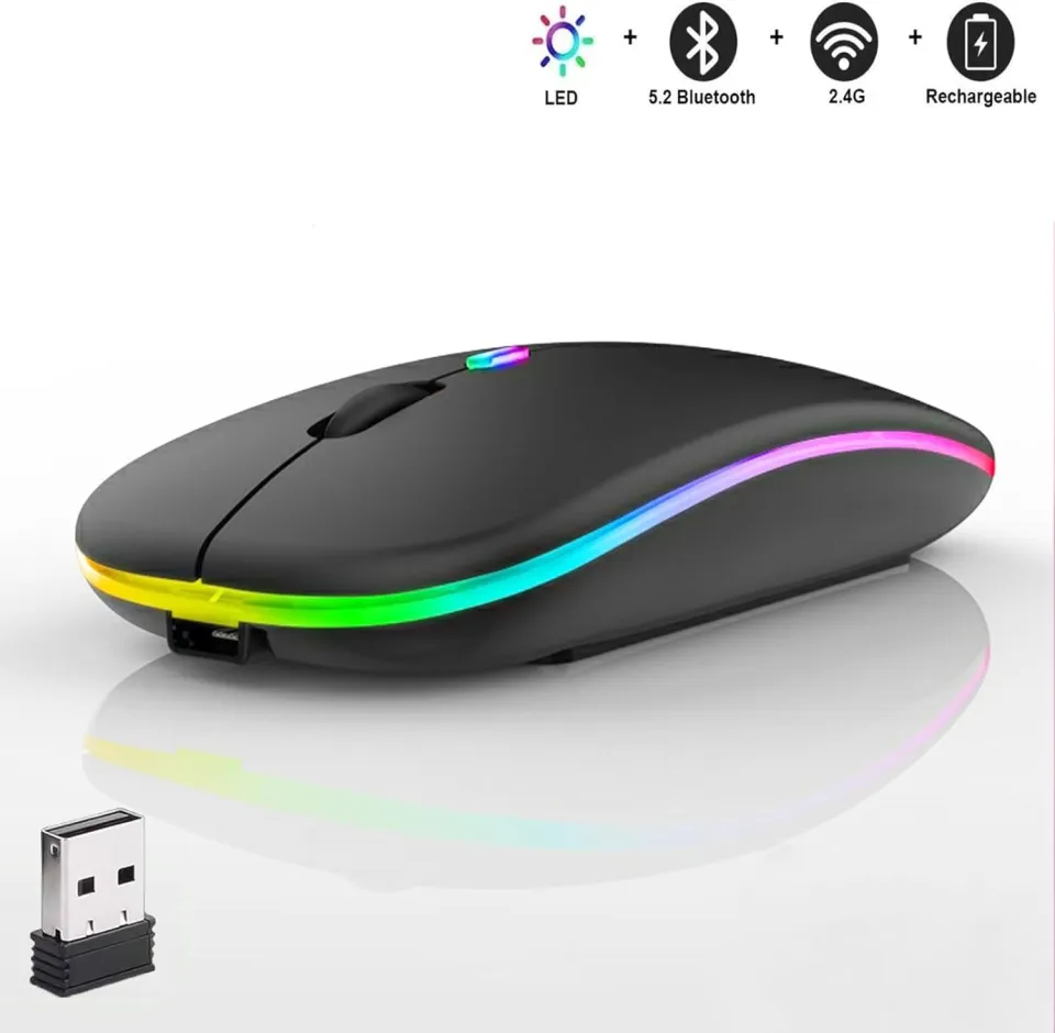 Wireless RGB Gaming Mouse – Rechargeable